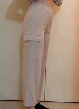 Women’s Beige Wide Leg Cargo Pants One Size S/M – Comfy High Waist Trousers, brand: Cargo, condizioni: Ottime, taglia: Taglia unica, €3.00, €3.85 include la Protezione acquisti