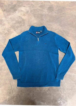 Pull Demi-Zippé Chaps Ralph Lauren Bleu, marque: Chaps Ralph Lauren, état: Très bon état, taille: L, 27,00 €, 29,05 € Protection acheteurs incluse