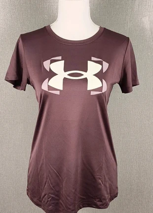 Under Armour / Tshirt Sport Imprimé Femme / Taille XS / Marron Violet / Fitness Running 149, marca: Under Armour, estado: Muito bom, tamanho: XS / 34 / 6, €13.00, €14.35 inclui Proteção do Comprador Pro