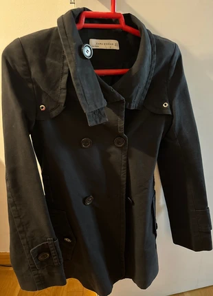 Gabardina negra Zara Xs, marque: Zara, état: Bon état, taille: XS / 34 / 6, 2,00 €, 2,80 € Protection acheteurs incluse