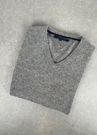 Pull col V Tommy Hilfiger homme gris multicolore logo brodé taille M, marque: Tommy Hilfiger, état: Bon état, taille: M, 15,00 €, 16,45 € Protection acheteurs (Pro) incluse