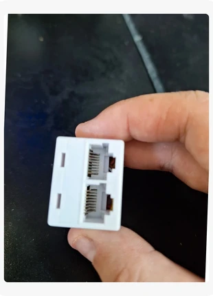 Adaptateur dédoubleur RJ45 blanc, zustand: Sehr gut, 2,00 €, 2,80 € beinhaltet Vinted-Käuferschutz Pro