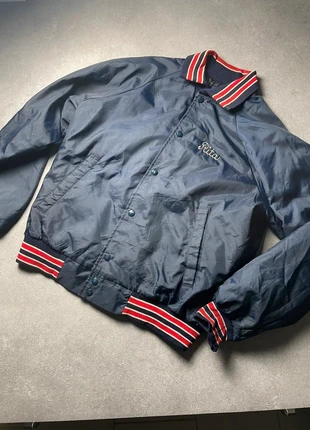 Blouson aviateur / Bombers vintage Fox Point bleu marine - Taille L, marca: Fox, estado: Satisfatório, tamanho: L, €19.99, €21.69 inclui Proteção do Comprador