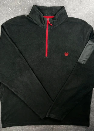 polaire Chaps Sport noire zippée détail rouge logo brodé - XL homme - polyester 2PL 49, marque: CHAPS, état: Très bon état, taille: XL, 18,00 €, 19,60 € Protection acheteurs (Pro) incluse