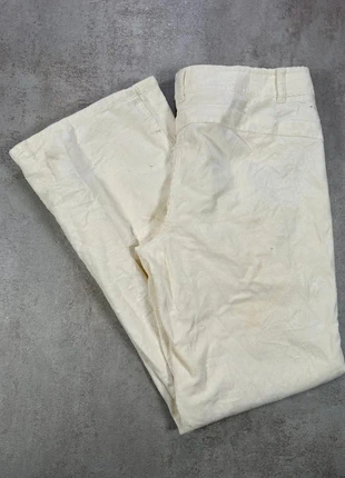 Pantalon Vintage En Velours Côtelé / Corduroy Ann Taylor creme claire nervures taille 10, brand: Vintage Dressing, condizioni: Ottime, taglia: M / IT 42 / EU 38, €10.00, €11.20 include la Protezione acquisti Pro