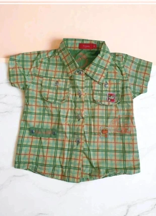 Jolie chemise manches courtes à carreaux bébé - 6 mois - très bon état 🌞, marque: Tissaia, état: Très bon état, taille: 6-9 mois / 68 cm, 2,00 €, 2,80 € Protection acheteurs incluse