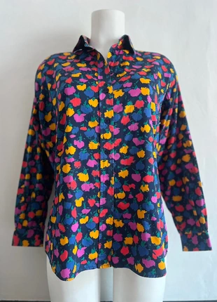 Chemise originale vintage Made in Britain Coton Taille 40 pièce unique, estado: Muito bom, tamanho: L / 40 / 12, €30.00, €32.20 inclui Proteção do Comprador