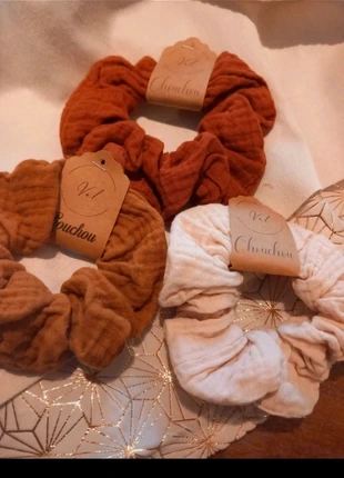 3 chouchous, marca: Fait Main, estado: Nuevo con etiquetas, 10,00 €, 11,20 € Protección al comprador incluida