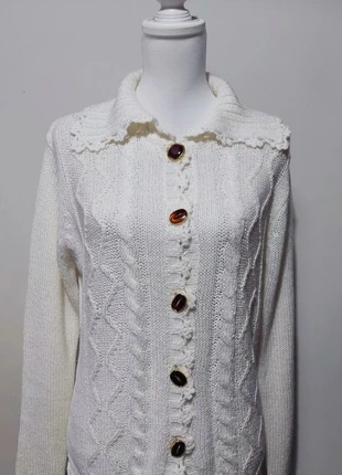 Cárdigan Vintage Cattifish de punto trenzado Talla 42/44, marque: cattifish, état: Très bon état, taille: XL / 42 / 14, 17,90 €, 19,50 € Protection acheteurs incluse