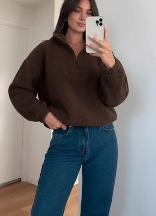 Sweat polaire marron foncé zippé, chaud, doux taille S, marca: Vintage Dressing, estado: Muy bueno, tamaño: M / 38 / 10, 49,00 €, 52,15 € Protección al comprador Pro incluida