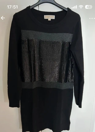 Michael Kors – Vestito in Lana Nera con Paillettes (Taglia XXS), brand: Michael Kors, condizioni: Nuovo senza cartellino, taglia: XXS / IT 36 / EU 32, €43.00, €45.85 include la Protezione acquisti