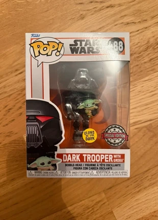 Funk pop dark trooper avec grogu, marque: Funko, état: Neuf sans étiquette, taille: Prématuré, jusqu'à 44cm, 15,00 €, 16,45 € Protection acheteurs incluse