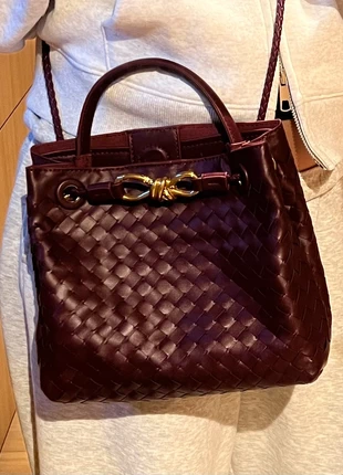 Sac tressé bordeaux, marque: aucune, état: Neuf sans étiquette, 45,00 €, 47,95 € Protection acheteurs incluse