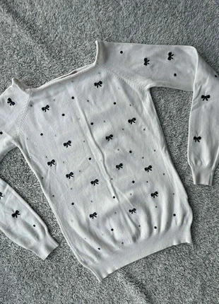 Maglioncino bianco, marca: Pullover, estado: Muito bom, tamanho: S / 36 / 8, €4.00, €4.90 inclui Proteção do Comprador