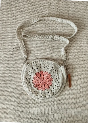 Sac à bandoulière rond - Pochette - Fait main au crochet, marque: Fait Main, état: Neuf avec étiquette, 6,00 €, 7,00 € Protection acheteurs incluse