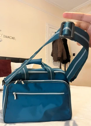 Dark Blue/Green Unisex Travel Bag, brand: NO LABEL, condition: Very good, £3.00, £3.85 includes Buyer Protection