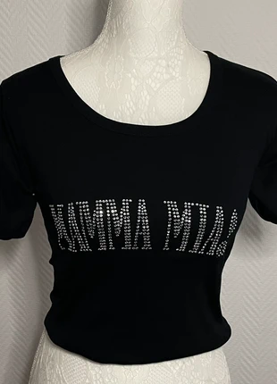 Black Y2K Baby Tee • Size S • 100% cotton, brand: Vintage Dressing, condizioni: Ottime, taglia: S / IT 40 / EU 36, €16.00, €17.50 include la Protezione acquisti