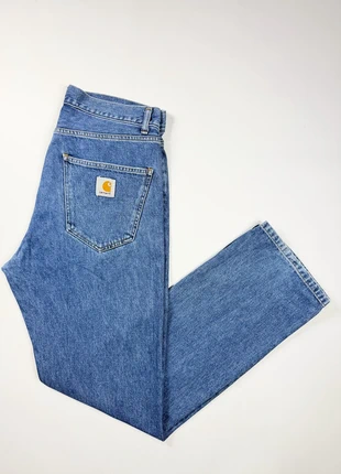Jean baggy - Carhartt Nolan Pant - Bleu coupe droite - W31 L32 - #267, marke: Carhartt, zustand: Sehr gut, größe: W31 | DE 46, 49,00 €, 52,15 € inklusive Vinted-Käuferschutz