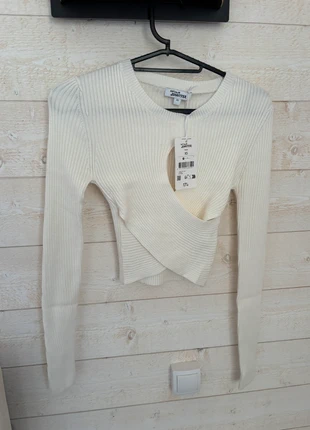 Pull femme blanc XS, merk: Jennyfer, staat: Nieuw met prijskaartje, maat: XS, € 13,00, € 14,35 inclusief Kopersbescherming