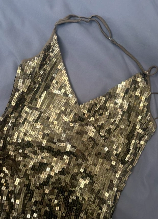 Robe longue verte sequins, marque: Vintage Dressing, état: Neuf sans étiquette, taille: M / 38 / 10, 15,00 €, 16,45 € Protection acheteurs incluse