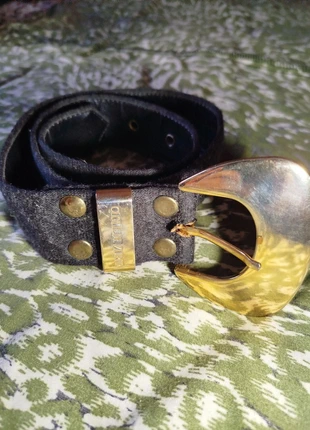 Cinturón marrón y dorado de Clotilde Zurita / Ceinture marron et or par Clotilde Zurita, marque: Clotide Zurita, état: Très bon état, taille: 65 cm, 11,95 €, 13,25 € Protection acheteurs incluse