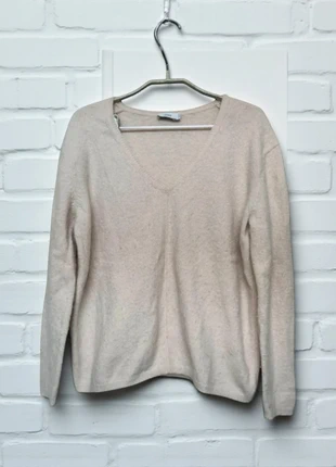 Closed Trui Maat S Beige Crème Alpaca V-hals, merk: Closed, staat: Goed, maat: S / 36 / 8, € 35,00, € 37,45 inclusief Kopersbescherming Pro