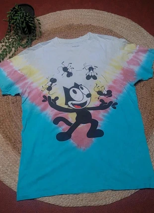 T-shirt tie and dye Felix le Chat – taille S – bon état, marque: Vintage Dressing, état: Bon état, taille: S, 9,00 €, 10,15 € Protection acheteurs incluse