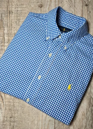 Ralph Lauren – Chemise à carreaux – Bleu/Blanc – Taille M (Homme), marca: Ralph Lauren, estado: Muito bom, tamanho: M, €28.00, €30.10 inclui Proteção do Comprador