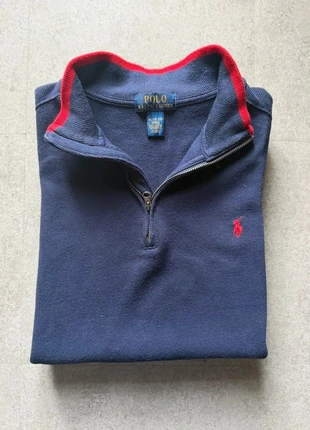 Pull Ralph Lauren 1/4 Zip, col camionneur | Marine Rouge | Taille S Homme, brand: Ralph Lauren, condition: Very good, size: S, €25.00, €26.95 includes Buyer Protection