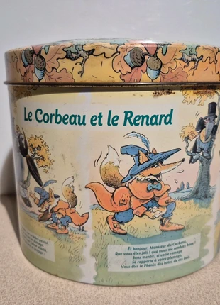 Delacre ovale blikken doos Fables de La Fontaine, merk: Delacre, staat: Heel goed, € 5,00, € 5,95 inclusief Kopersbescherming