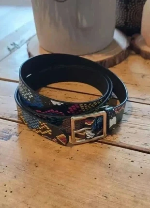 🐍 Ceinture serpent multicolore – 90 cm, couleurs vives, neuve, merk: Sans marque mais pas sans classe, staat: Heel goed, maat: 90 cm, € 6,00, € 7,00 inclusief Kopersbescherming Pro