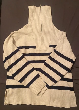 Pull d'hiver marinière à zip Pimikie, marca: Pimkie, estado: Muito bom, tamanho: XS / 34 / 6, €5.00, €5.95 inclui Proteção do Comprador