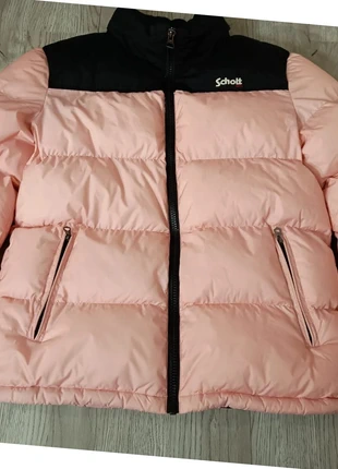 Doudoune Schott femme L rose et noire – chaude, légère et tendance, marca: Schott, estado: Bom, tamanho: L / 40 / 12, €29.90, €32.10 inclui Proteção do Comprador