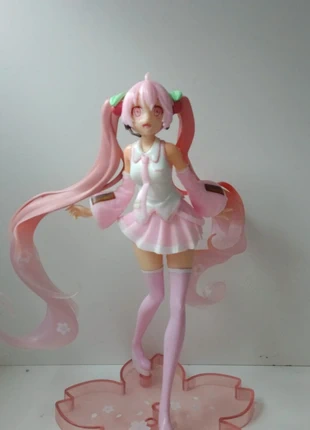 Sakura miku figure with stand, brand: unknown, condition: Good, size: Preemie, up to 44cm, £10.00, £11.10 includes Buyer Protection