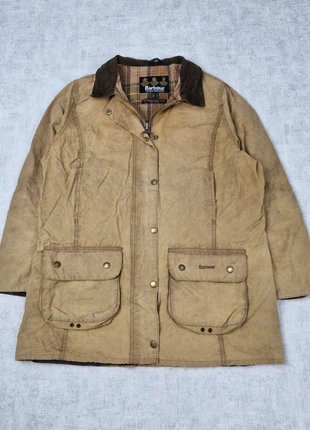 Wax Barbour L1550 Newmarket Fiel Jacket Beige Coton Ciré Made in England, marca: Barbour, estado: Muy bueno, tamaño: L / 40 / 12, 119,90 €, 126,60 € Protección al comprador Pro incluida