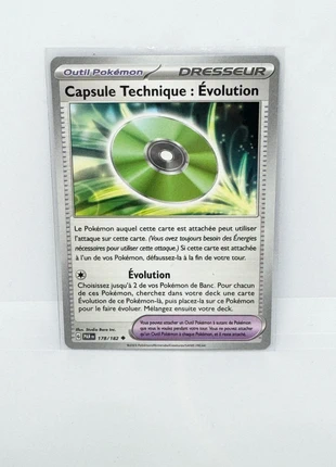Capsule Technique : Évolution 178/182 co/unco Ev4 Faille Paradoxe PAR, marque: Pokémon, état: Très bon état, 1,00 €, 1,75 € Protection acheteurs (Pro) incluse