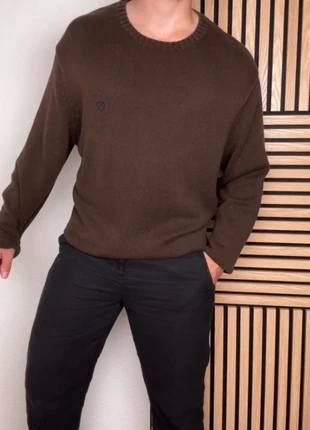 Pull Chaps Ralph Lauren | Marron uni col rond | Taille XXL, brand: Chaps Ralph Lauren, condizioni: Ottime, taglia: XXL, €18.00, €19.60 include la Protezione acquisti Pro