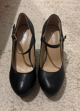 Talon haut noir, marca: CHC-Shoes, estado: Novo sem etiquetas, tamanho: 37, €15.00, €16.45 inclui Proteção do Comprador