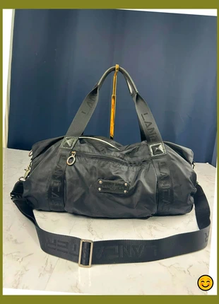 Sac à main et à bandoulière Lancaster en toile noir, brand: Lancaster, condition: Very good, €34.00, €36.40 includes Buyer Protection Pro