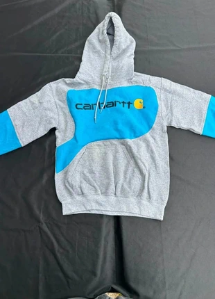 Carhartt hoodie colorblock gris & bleu, brand: Carhartt, condition: Good, size: S, €25.00, €26.95 includes Buyer Protection