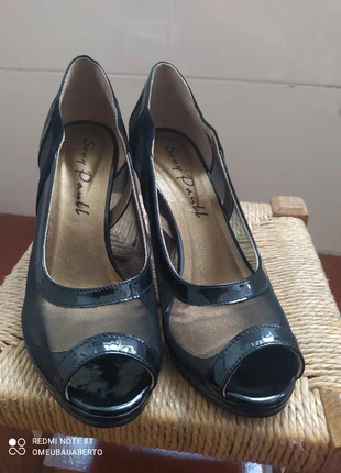 👠 Sapatos de Salto Preto – Tamanho 38 (Novos), estado: Novo sem etiquetas, tamanho: 38, €18.00, €19.60 inclui Proteção do Comprador