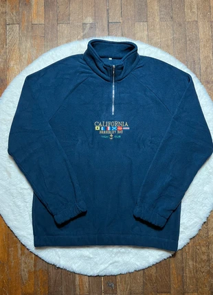 Sweat zipé brodée california bleu vintage tendance - neuf sans étiquette taille M, brand: Vintage Dressing, condition: New without tags, size: M, €30.00, €32.20 includes Buyer Protection
