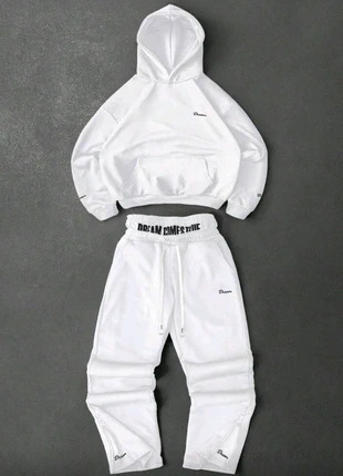 Ensemble jogging Y2K blanc "Dream" broderies streetwear, marque: y2k, état: Neuf sans étiquette, taille: M, 65,00 €, 68,95 € Protection acheteurs incluse