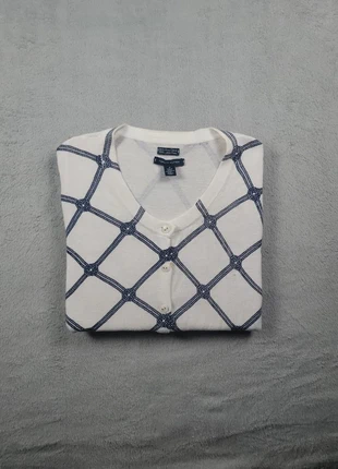 Pull Cardigan Col V Tommy Hilfiger Blanc Taille M Femme Logo Brodé Coton Très Bon État #149, brand: Tommy Hilfiger, condition: Very good, size: M / 38 / 10, €9.99, €11.19 includes Buyer Protection Pro