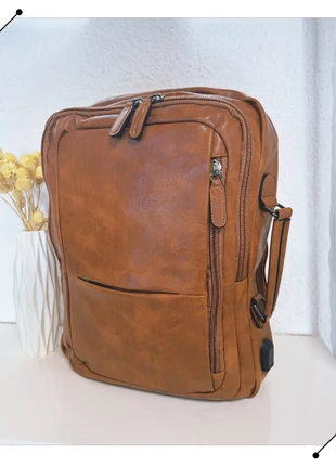 Sac à dos camel /marron, marke: Paolo Bags, zustand: Sehr gut, 29,90 €, 32,10 € beinhaltet Vinted-Käuferschutz Pro