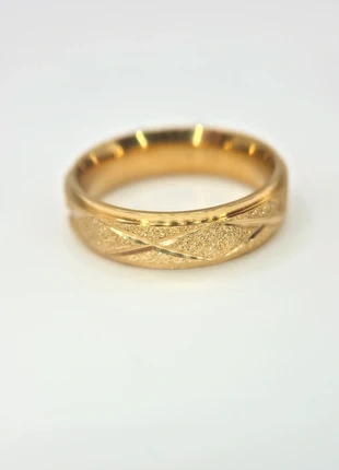 💎 Elegant Frosted Stainless Steel Fashion Ring Size 7 17.3mm N1/2 EUR 54, condition: New without tags, size: 17.3 mm / N½, £6.99, £8.04 includes Buyer Protection