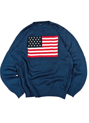 Sweat drapeau américain Brandy Melville bleu marine taille M made in Italy, marque: Brandy Melville, état: Très bon état, taille: M, 22,00 €, 23,80 € Protection acheteurs incluse