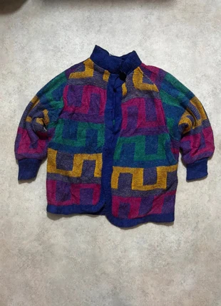 Coogie en laine multicolore manches longues taille XL femme, brand: Vintage Dressing, condition: Very good, size: XL, €25.00, €26.95 includes Buyer Protection