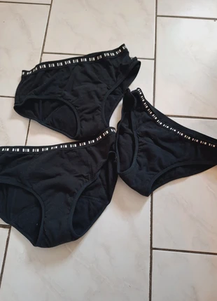 Lot 3 culottes menstruelles, merk: DIM, staat: Nieuw met prijskaartje, maat: M / 38 / 10, € 20,00, € 21,70 inclusief Kopersbescherming