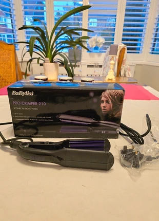 BaByliss Pro Crimper 210, a hair styling tool.
Brand new., brand: BaByliss, condition: New with tags, £15.00, £16.45 includes Buyer Protection